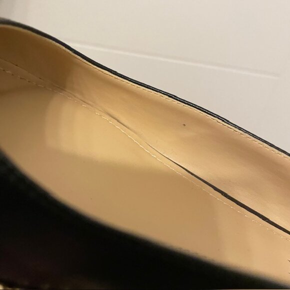 Coach Vae Leather Skimmer Studded Slingback Flats Black Pointed Toe Size 7 - Picture 13 of 16
